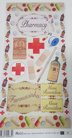 Aplique Decoupage Pharmacy